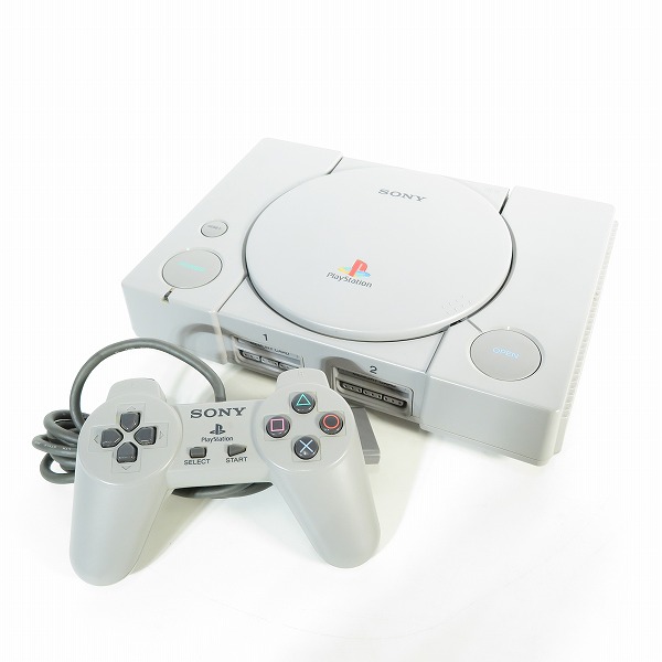 実際に弊社で買取させて頂いた【難有り】SONY/ソニー PlayStation/PS1/プレイステーション 本体 SCPH-5500 コントローラー付き