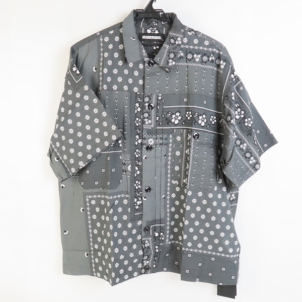 実際に弊社で買取させて頂いた【未使用】NEIGHBORHOOD/ネイバーフッド 22SS BANDANA CHOPPED / C-SHIRT 半袖シャツ 221TSNH-SHM04 4
