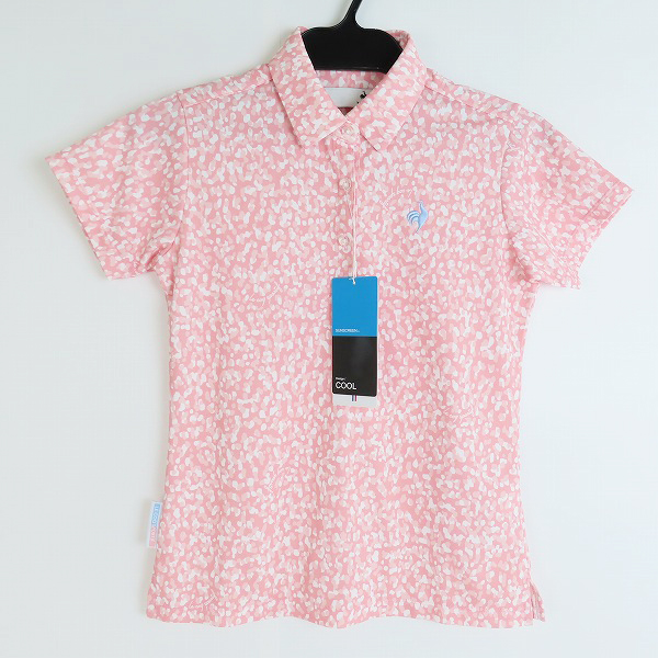実際に弊社で買取させて頂いた【未使用】le coq sportif GOLF/ルコックスポルティフゴルフ ゴルフウェア レディース 半袖 ポロシャツQGWVJA05/S