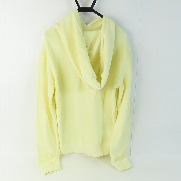 実際に弊社で買取させて頂いた【JPタグ】SAINT LAURENT PARIS/サンローランパリ パーカー フーディ ロゴ イエロー 557555 YB2YE/Mの画像 1枚目