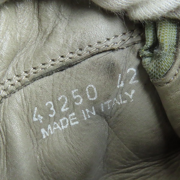 実際に弊社で買取させて頂いた【難有り】Rick Owens/リックオウエンス GEOBASKET ジオバスケット ハイカットスニーカー スエードレザー/42の画像 6枚目