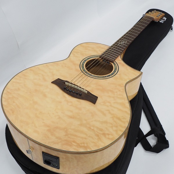 実際に弊社で買取させて頂いた★【難有り】Ibanez/アイバニース EW30QME-TLP1201 エレアコ/アコースティックギター/アコギ ギグケース付