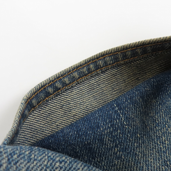 実際に弊社で買取させて頂いたLEVI'S/リーバイス 501 ボタン裏刻印4 70s ボタンフライ 足長R デニムパンツの画像 6枚目