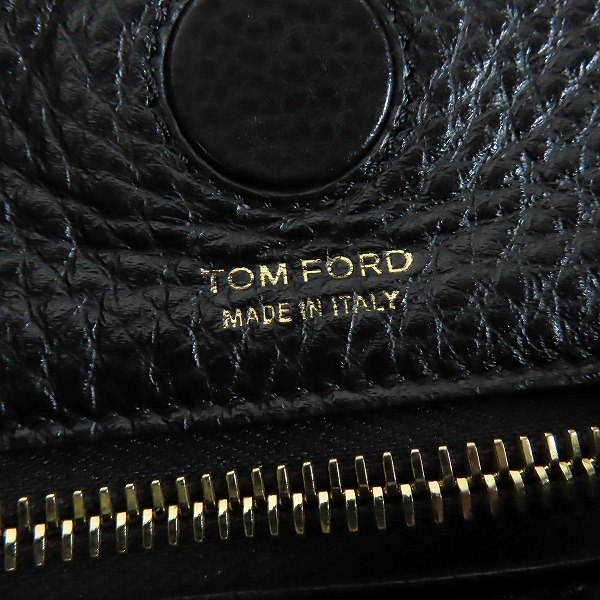 実際に弊社で買取させて頂いたTOM FORD/トムフォード カデナ/パドロック付 クラッチ/セカンドバッグの画像 4枚目