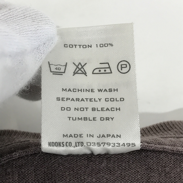 実際に弊社で買取させて頂いたNUMBER (N)INE/ナンバーナイン 胸ロゴ 横文字 Tシャツ 3の画像 3枚目