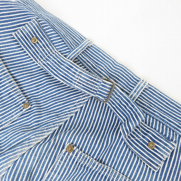 実際に弊社で買取させて頂いたSUGAR CANE/シュガーケーン ウォバッシュストライプ ペインターパンツ/Sの画像 7枚目