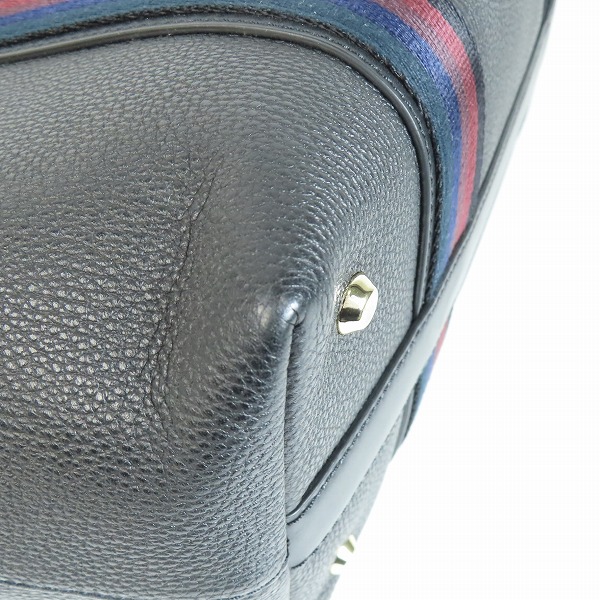 実際に弊社で買取させて頂いたPaul Smith/ポールスミス ブロックレザー ストライプ トートバッグ/ハンドバッグの画像 7枚目