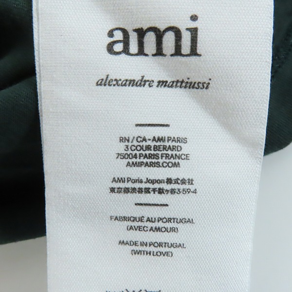 実際に弊社で買取させて頂いたami alexandre mattiussi/アミ アレクサンドルマテュッシ ハート刺繍 半袖Tシャツ/XXLの画像 5枚目