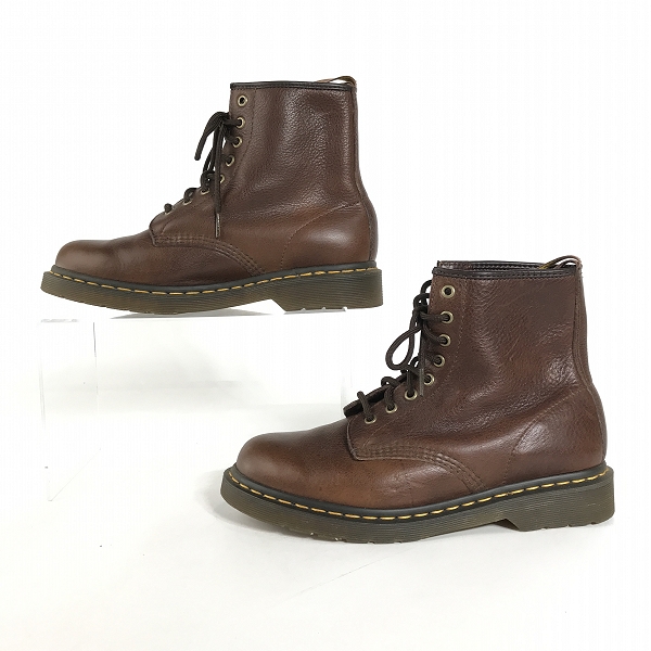 実際に弊社で買取させて頂いたDr.Martens/ドクターマーチン 8EYE/8ホール ブーツ ブラウン 1460 UK7の画像 2枚目