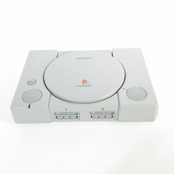 実際に弊社で買取させて頂いた【難有り】SONY/ソニー PlayStation/PS1/プレイステーション 本体 SCPH-5500 コントローラー付きの画像 1枚目