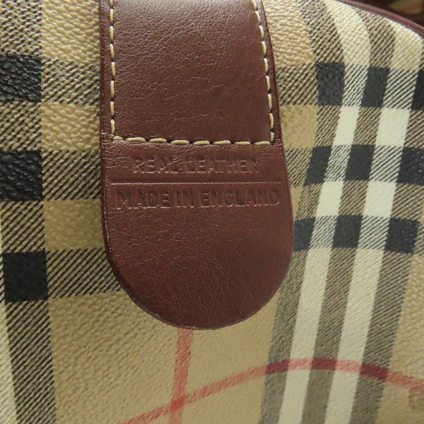 実際に弊社で買取させて頂いたBurberrys/バーバリーズ チェック柄 ボストンバッグの画像 5枚目