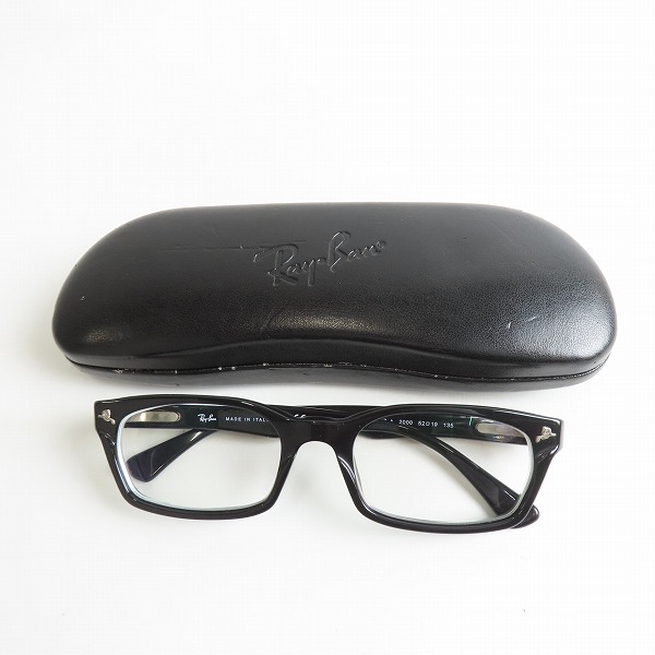 実際に弊社で買取させて頂いたRay-Ban/レイバン 度入りメガネ/メガネフレーム/アイウェア RB5017-A 2000の画像 9枚目