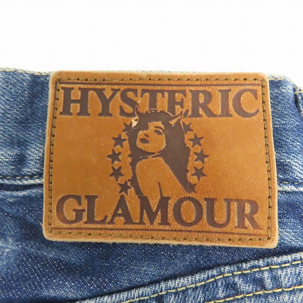 実際に弊社で買取させて頂いた【未使用】HYSTERIC GLAMOUR/ヒステリックグラマー SP加工 COLLAGE デニムパンツ ペイント加工 0263AP19 28の画像 4枚目