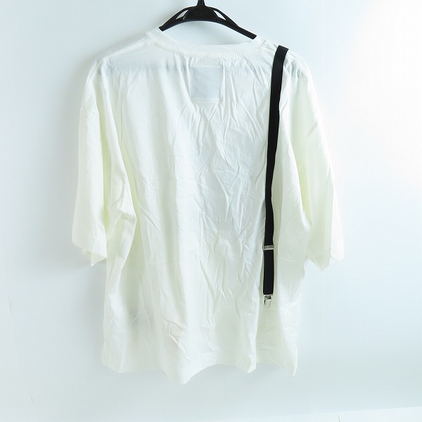 実際に弊社で買取させて頂いたMaison MIHARA YASUHIRO/メゾン ミハラヤスヒロ  VサスペンダーTシャツ/カットソー A01TS721/46の画像 1枚目