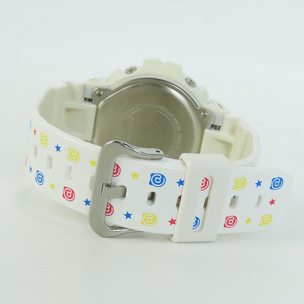 実際に弊社で買取させて頂いたG-SHOCK×メディコムトイ 限定コラボ 30周年記念 BE@RBRICK/ベアブリック ホワイト DW-6900MT-7JRの画像 2枚目