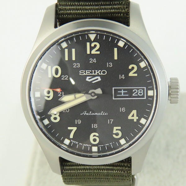 実際に弊社で買取させて頂いたSEIKO/セイコー セイコー5 腕時計 自動巻き スポーツ タン メカニカル フィールドウォッチ SBSA201 4R36-13P0 