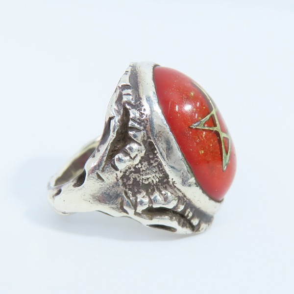 実際に弊社で買取させて頂いたALEX STREETER/アレックスストリーター エンジェルハートリング レッド 18号の画像 3枚目