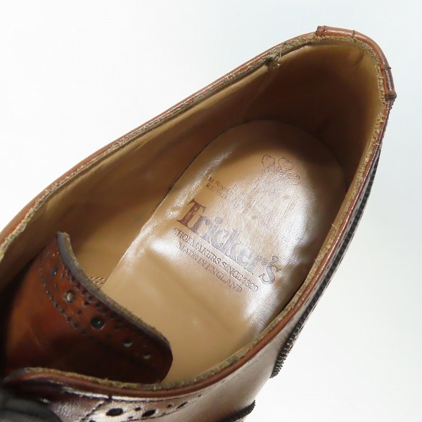 実際に弊社で買取させて頂いたTrickers/トリッカーズ NORFONK ウィングチップ 6463/9.5の画像 4枚目