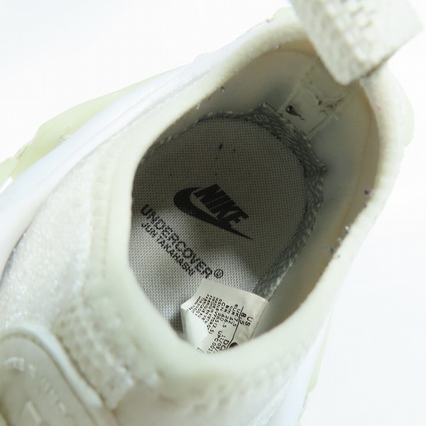 実際に弊社で買取させて頂いたNIKE×UNDERCOVER/ナイキ×アンダーカバー AIR FORCE 1 LOW /エアフォース１ ロー ホワイト DQ7558-101/26.5の画像 4枚目