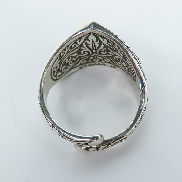 実際に弊社で買取させて頂いたZOCALO/ソカロ アイ・オブ・プロビデンス・ミラレテルリング 27-28号の画像 5枚目