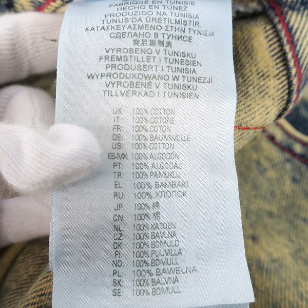 実際に弊社で買取させて頂いたDIESEL/ディーゼル CL-1995 ストレート デニムパンツ/ジーンズ 09D34/W34の画像 7枚目