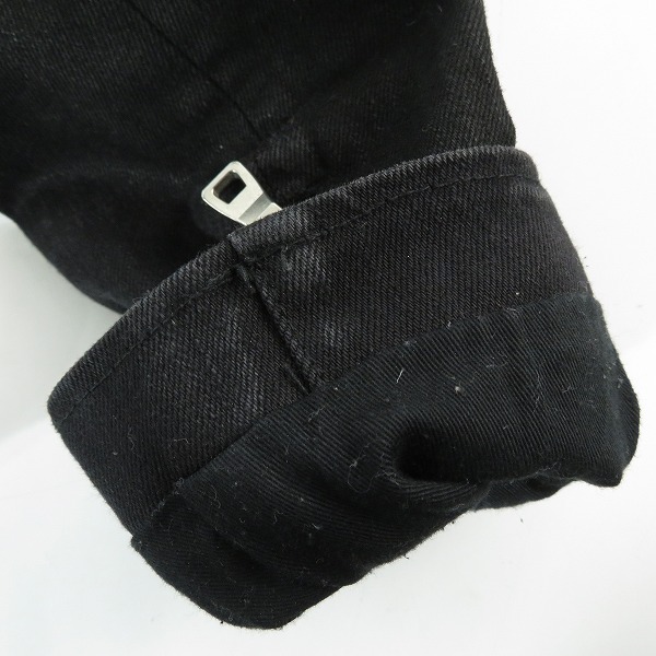 実際に弊社で買取させて頂いたBALMAIN/バルマン 15SS コーティング加工 ライダースジャケット S5HT245C710W/Sの画像 6枚目