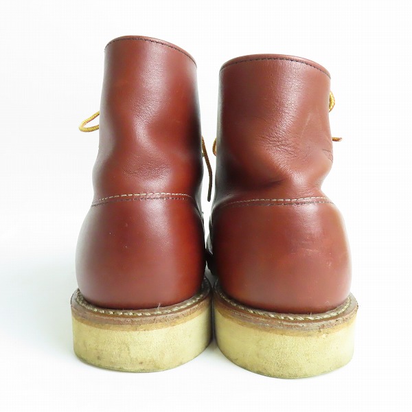 実際に弊社で買取させて頂いたRED WING/レッドウィング プレーントゥ/ブーツ 9105 US8の画像 1枚目