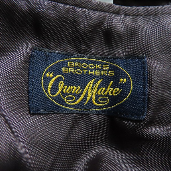 実際に弊社で買取させて頂いたBrooks Brothers/ブルックスブラザーズ own make  ストライプ テーラードジャケット/42Rの画像 2枚目