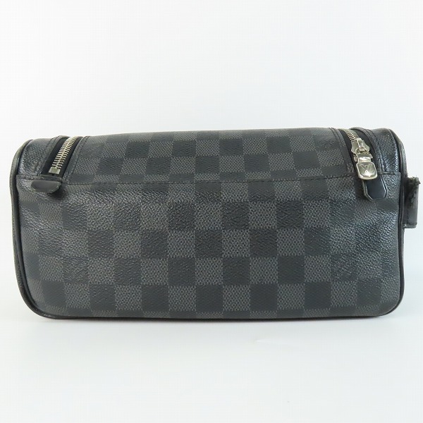 実際に弊社で買取させて頂いた【難あり】LOUIS VUITTON/ルイヴィトン ダミエ グラフィット トワレポーチ セカンドバック N47625の画像 1枚目