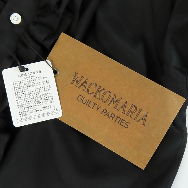 実際に弊社で買取させて頂いた【未使用】WACKO MARIA/ワコマリア 長袖シャツ10AW-SILK-02/Mの画像 5枚目