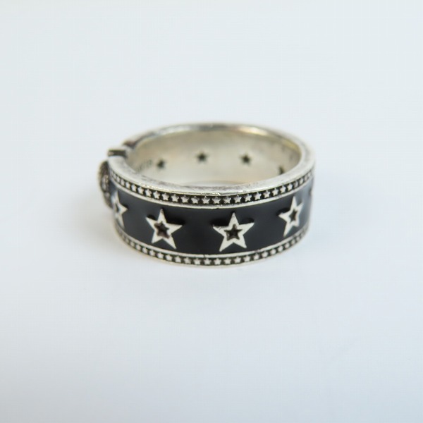 実際に弊社で買取させて頂いたJustin Davis/ジャスティンデイビス BLACK STAR/ブラックスター リング SRJ811/17号 の画像 2枚目