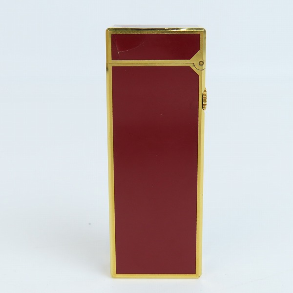 実際に弊社で買取させて頂いたdunhill/ダンヒル サイドローラー ライター ボルドー×ゴールドの画像 1枚目