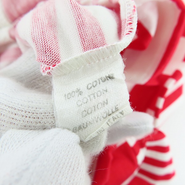 実際に弊社で買取させて頂いたHERMES/エルメス ボーダー柄半袖Tシャツ コットン マリンルック の画像 3枚目