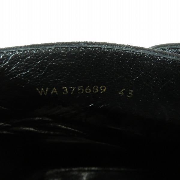 実際に弊社で買取させて頂いたSAINT LAURENT PARIS/サンローランパリ スウェードレザー スタッズ付きショートブーツ  375689/43の画像 5枚目