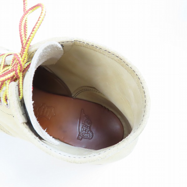 実際に弊社で買取させて頂いたRED WING/レッドウイング クラシックプレーントゥ ブーツ 8167/7Eの画像 4枚目