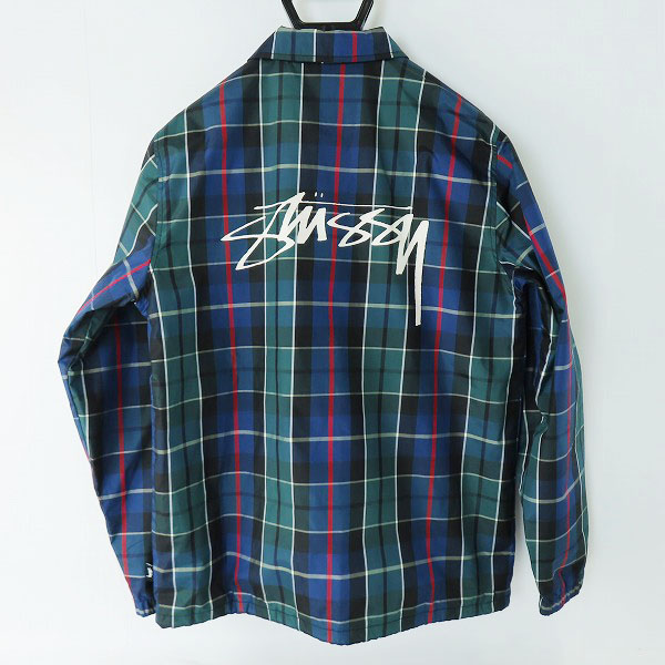 実際に弊社で買取させて頂いたSTUSSY/ステューシー チェック柄 ジャケット/ブルゾン Sの画像 1枚目