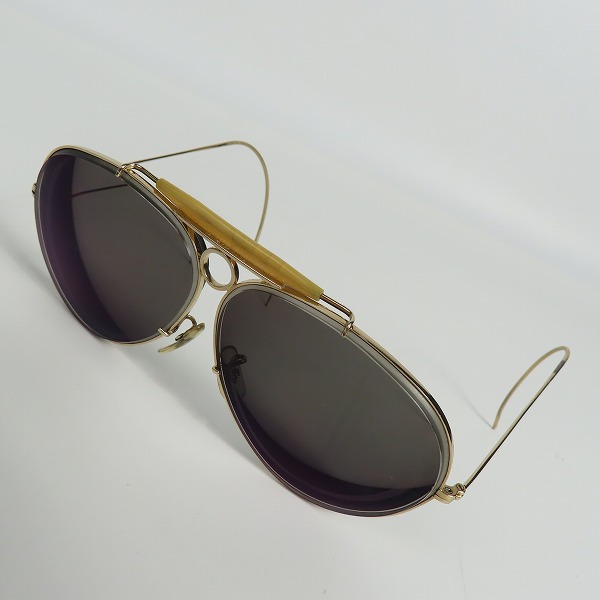 実際に弊社で買取させて頂いたRay-Ban/レイバン B&L/ボシュロム社製 ティアドロップ型 サングラス/アイウェア ゴールド