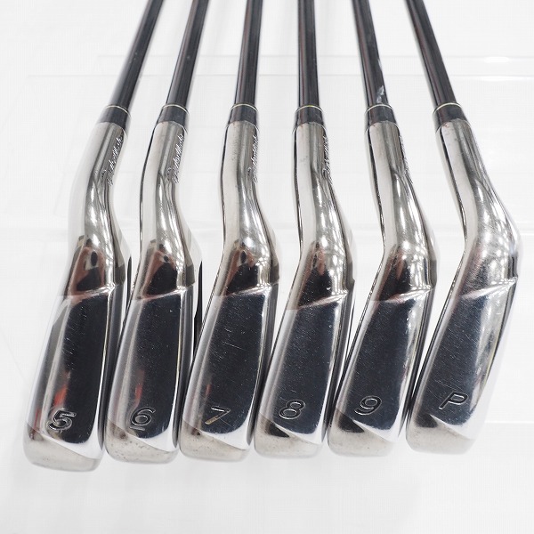 実際に弊社で買取させて頂いたTaylorMade/テーラーメイド BURNER/バーナー アイアン #5～9,Pw 6本セット RE-AX SUPER FAST FLEX：Sの画像 1枚目