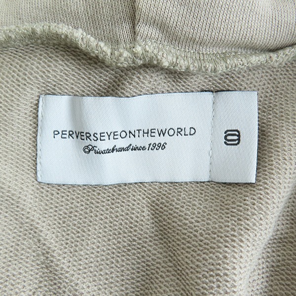 実際に弊社で買取させて頂いたP.E.O.T.W AG/ピーイーオーティーダブリューエージー PERVERSEYEONTHEWORLD パーカー/1の画像 2枚目