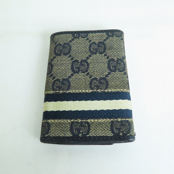 実際に弊社で買取させて頂いたGUCCI/グッチ GGキャンバス 6連 キーリング/キーケースの画像 1枚目