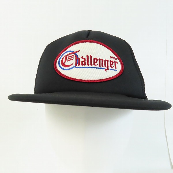 実際に弊社で買取させて頂いたCHALLENGER/チャレンジャー PATCH CAP/パッチ キャップ ブラックの画像 1枚目