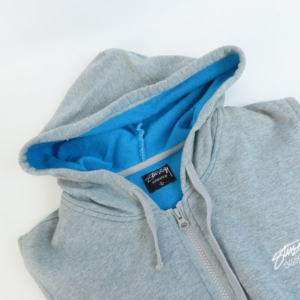 実際に弊社で買取させて頂いたSTUSSY/ステューシー ジップアップ ノースリーブ パーカー /Lの画像 4枚目