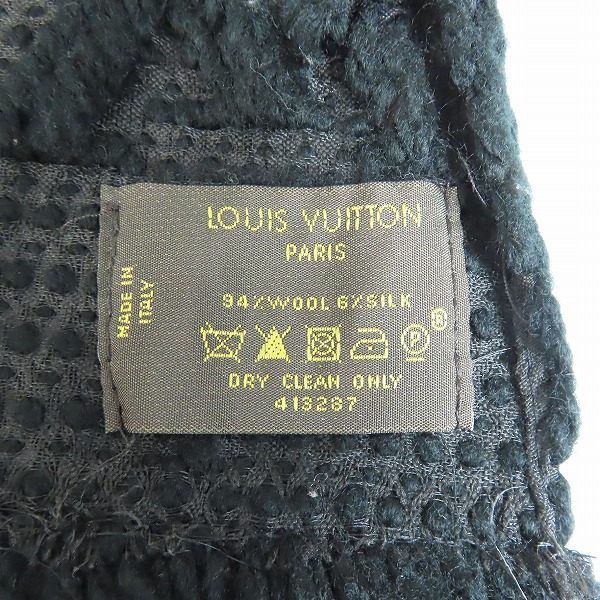実際に弊社で買取させて頂いたLOUIS VUITTON/ルイ・ヴィトン マフラー エシャルプ ロゴマニア モノグラム 413287の画像 1枚目