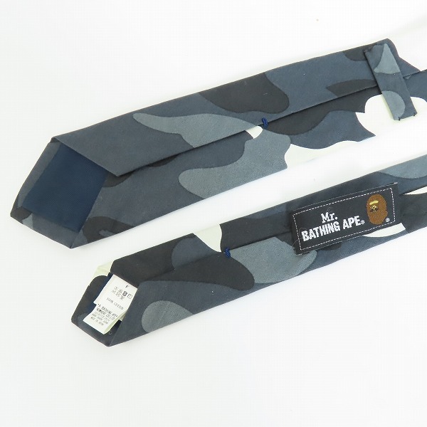 実際に弊社で買取させて頂いたA BATHING APE/アベイシングエイプ カモフラ柄ネクタイ 007GDD301004X /Fの画像 2枚目