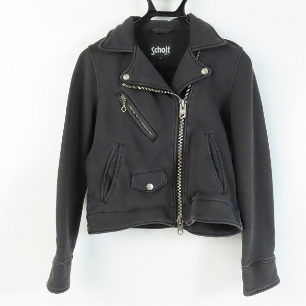 実際に弊社で買取させて頂いたSchott/ショット コットンライダースジャケット XS