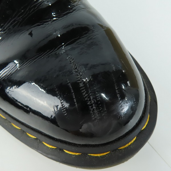 実際に弊社で買取させて頂いたDr.Martens/ドクターマーチン 1461 エナメル 3ホール ブーツ 10084/UK7の画像 7枚目