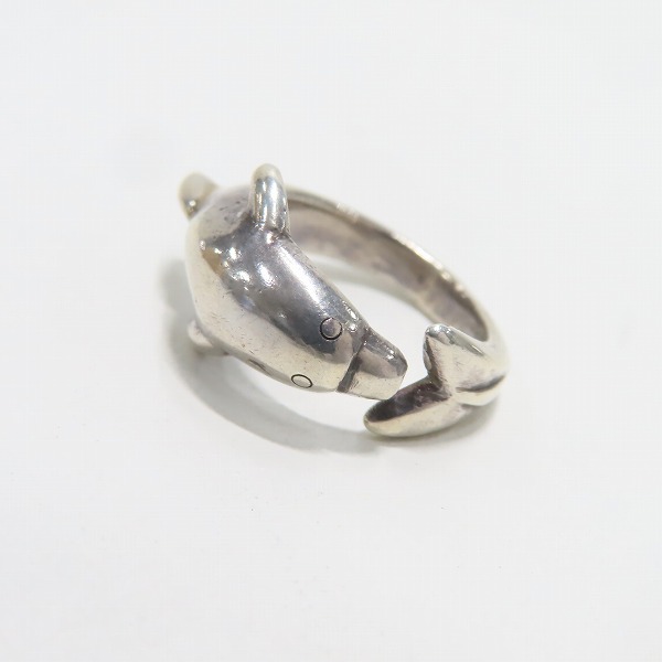 実際に弊社で買取させて頂いたHOLLYWOOD RANCH MARKET/ハリウッドランチマーケット ドルフィン/イルカ リング /6.5-7号