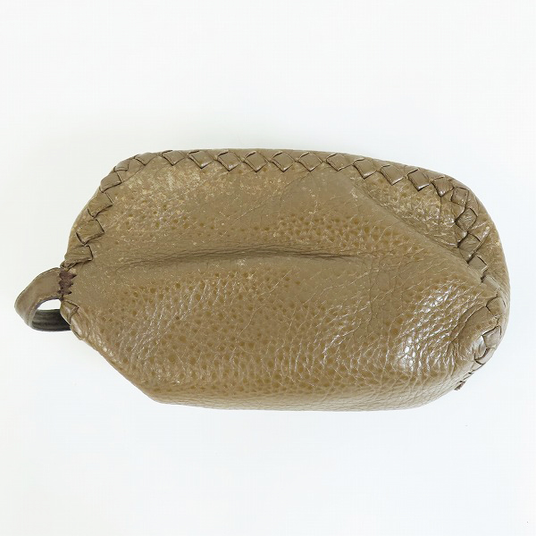 実際に弊社で買取させて頂いたBOTTEGA VENETA/ボッテガヴェネタ イントレチャート レザー セカンドバッグ ブラウン
