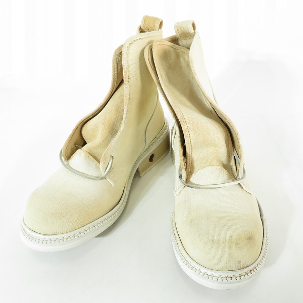 実際に弊社で買取させて頂いたDIRK BIKKEMBERGS/ダークビッケンバーグ キャンバスブーツ/41