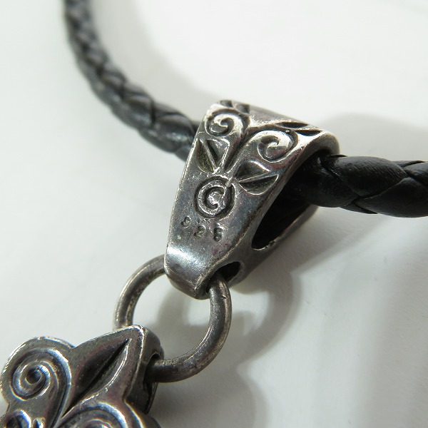 実際に弊社で買取させて頂いた【ギャラ付き】LEATHERS AND TREASURES/レザーズ＆トレジャーズ ケルティッククロス レザーネックレスの画像 5枚目